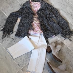 Vintage Boho fringe top ! Medium/large